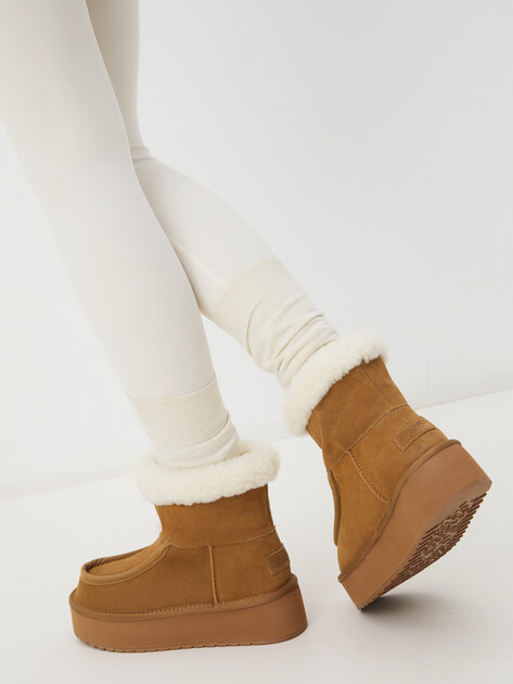 Женские угги TENDANCE, Артикул WD500-SA-RV002, светло-коричневый | 4522093. Ракурс 2 Женские угги TENDANCE, Артикул WD500-SA-RV002, светло-коричневый | 4522093. Ракурс 2