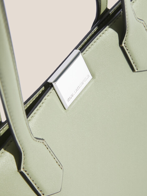 Женский тоут KARL LAGERFELD k/forever ew sm tote, Артикул A2W30057, фисташковый | 4522303. Ракурс 2