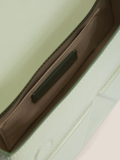 Кросс-боди KARL LAGERFELD ikon/k soft webbing crossbody, Артикул A2W30198, фисташковый | 4522327. Ракурс 4