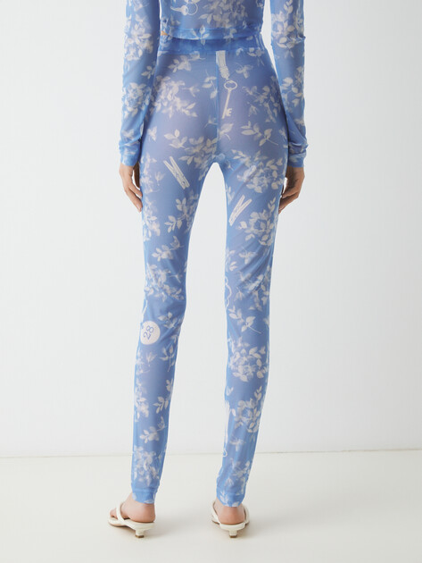 Женские легинсы MO5CH1NO JEANS SCARF PRINT, Артикул 0322 SS25, голубой | 4522370. Ракурс 4 Женские легинсы MO5CH1NO JEANS SCARF PRINT, Артикул 0322 SS25, голубой | 4522370. Ракурс 4