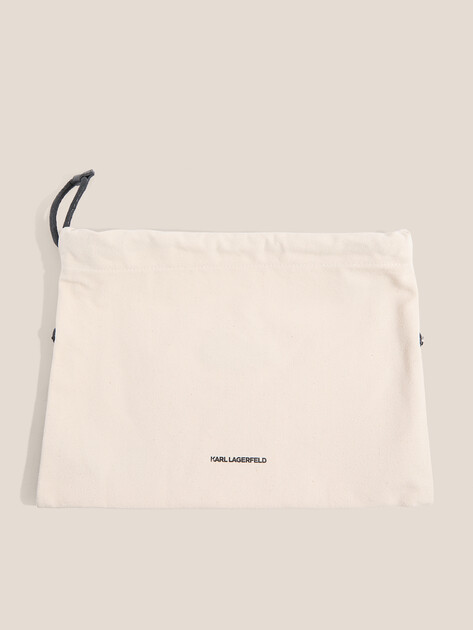 Женский тоут KARL LAGERFELD k/skuare md tote woven, Артикул A2W30052, черный | 4522416. Ракурс 2