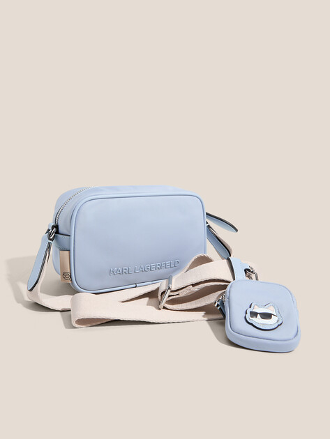 Кросс-боди KARL LAGERFELD ikon nylon camera bag, Артикул A1W30127, лавандовый | 4522677. Ракурс 3