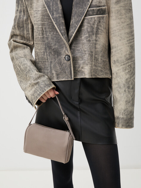 Женская сумка  MAISON DAVID, Артикул MARY MINI, серо-бежевый | 4523850. Ракурс 2