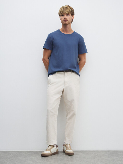 Мужская футболка MAISON DAVID, Артикул MLY24-117, синий | 4524026. Ракурс 2