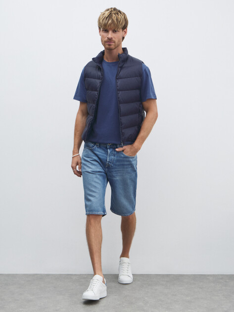 Мужская футболка MAISON DAVID, Артикул MLY24-113, синий | 4524118. Ракурс 2