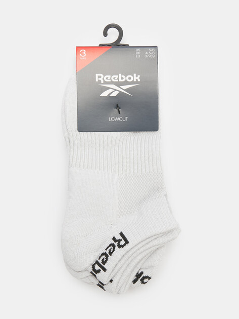 Мужские носки 3 шт. REEBOK LINER CORE SOCKS C 3P, Артикул R-0356, бледно-серый | 4524872. Ракурс 2 Мужские носки 3 шт. REEBOK LINER CORE SOCKS C 3P, Артикул R-0356, бледно-серый | 4524872. Ракурс 2