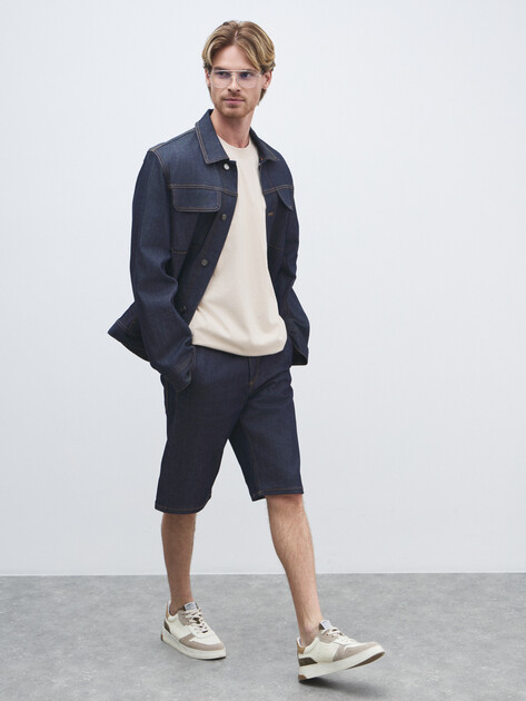 Мужской лонгслив MAISON DAVID, Артикул 2024-527, светло-бежевый | 4525472. Ракурс 2 Мужской лонгслив MAISON DAVID, Артикул 2024-527, светло-бежевый | 4525472. Ракурс 2