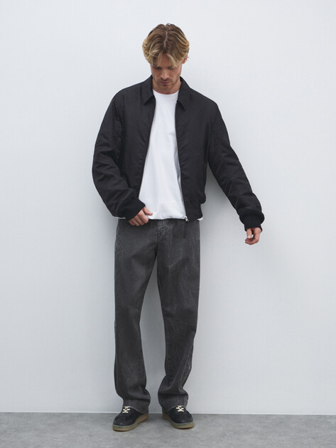 Мужской лонгслив MAISON DAVID, Артикул 2024-527, белый | 4525479. Ракурс 2