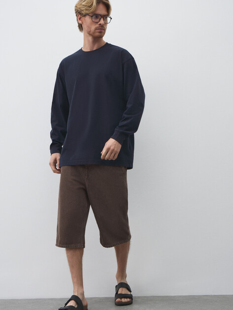 Мужской лонгслив MAISON DAVID, Артикул 2024-527, ночной синий | 4525486. Ракурс 2 Мужской лонгслив MAISON DAVID, Артикул 2024-527, ночной синий | 4525486. Ракурс 2