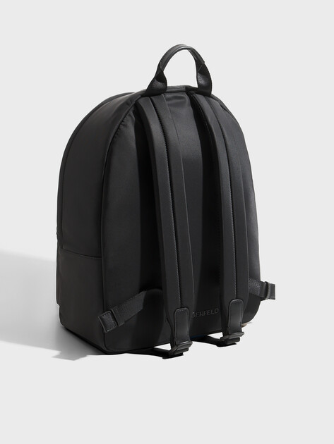 Мужской рюкзак KARL LAGERFELD k/ikon nylon tonal print bp, Артикул A2M30218, черный | 4525602. Ракурс 3