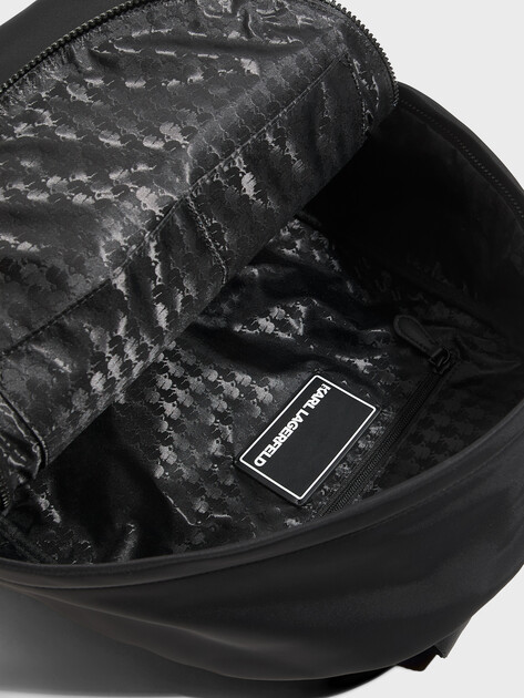 Мужской рюкзак KARL LAGERFELD k/ikon nylon tonal print bp, Артикул A2M30218, черный | 4525602. Ракурс 4