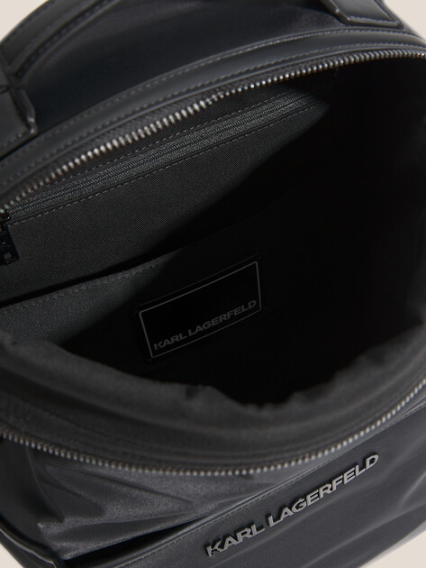 Мужской рюкзак KARL LAGERFELD k/essential nylon backpack, Артикул A2M30155, черный | 4525673. Ракурс 4