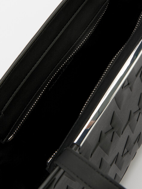 Женский тоут KARL LAGERFELD k/archive barre md tote, Артикул A2W30026, черный | 4526032. Ракурс 5