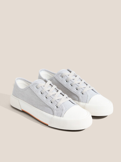 Женские кеды из денима TENDANCE, Артикул AQ-ZH-4-04, бледно-серый | 4526087. Ракурс 2 Женские кеды из денима TENDANCE, Артикул AQ-ZH-4-04, бледно-серый | 4526087. Ракурс 2