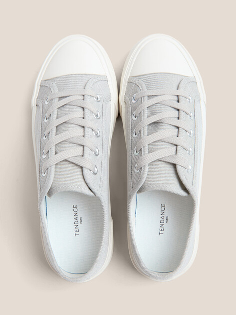 Женские кеды из денима TENDANCE, Артикул AQ-ZH-4-04, бледно-серый | 4526087. Ракурс 4 Женские кеды из денима TENDANCE, Артикул AQ-ZH-4-04, бледно-серый | 4526087. Ракурс 4