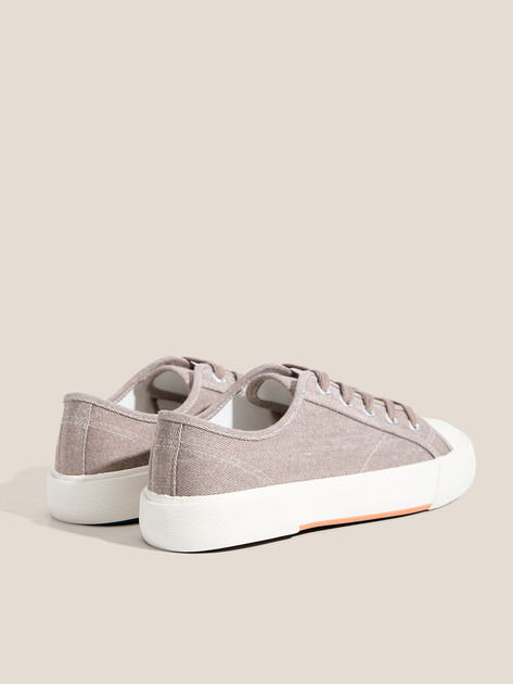 Женские кеды из денима TENDANCE, Артикул AQ-ZH-4-04, коричнево-серый | 4526094. Ракурс 5