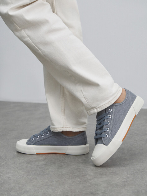 Женские кеды из денима TENDANCE, Артикул AQ-ZH-4-04, серо-голубой | 4526101. Ракурс 6 Женские кеды из денима TENDANCE, Артикул AQ-ZH-4-04, серо-голубой | 4526101. Ракурс 6