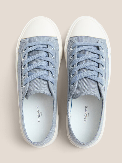 Женские кеды из денима TENDANCE, Артикул AQ-ZH-4-04, серо-голубой | 4526101. Ракурс 4 Женские кеды из денима TENDANCE, Артикул AQ-ZH-4-04, серо-голубой | 4526101. Ракурс 4