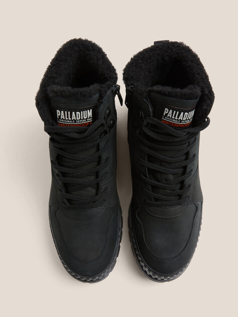 Мужские ботинки PALLADIUM PALLASHOCK WARM WP, Артикул 74351, черный | 4526973. Ракурс 4