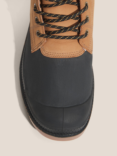 Мужские ботинки PALLADIUM PAMPA DUCK WL WP+, Артикул 79547, светло-коричневый | 4527078. Ракурс 3