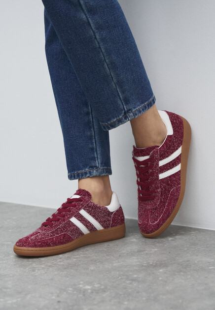 Женские кеды TENDANCE, Артикул LH231203-201, винный | 4527223. Ракурс 6