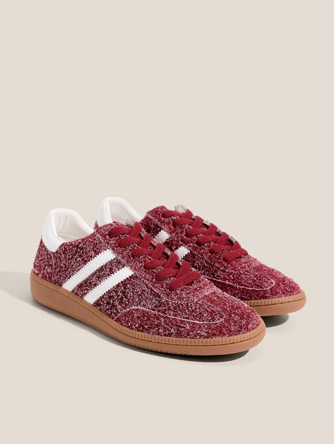 Женские кеды TENDANCE, Артикул LH231203-201, винный | 4527223. Ракурс 2