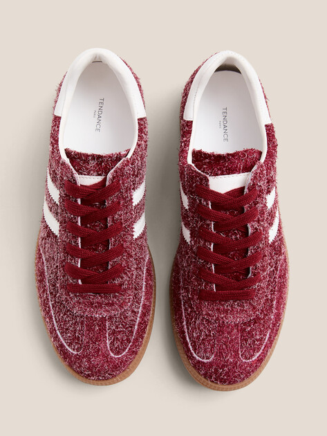 Женские кеды TENDANCE, Артикул LH231203-201, винный | 4527223. Ракурс 4