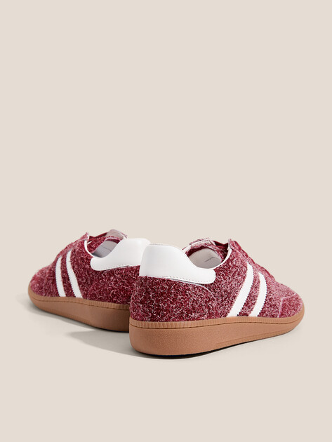 Женские кеды TENDANCE, Артикул LH231203-201, винный | 4527223. Ракурс 5