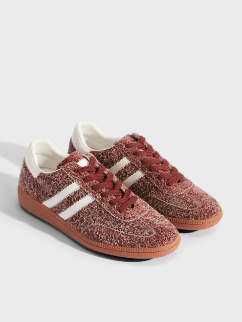Женские кеды TENDANCE, Артикул LH231203-201, каштановый | 4527256. Ракурс 2