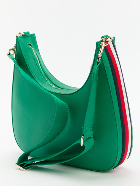 Женская сумка  TOMMY HILFIGER TH ESSENTIAL SC CROSSOVER CORP, Артикул AW0AW16088, зеленый | 4529196. Ракурс 4