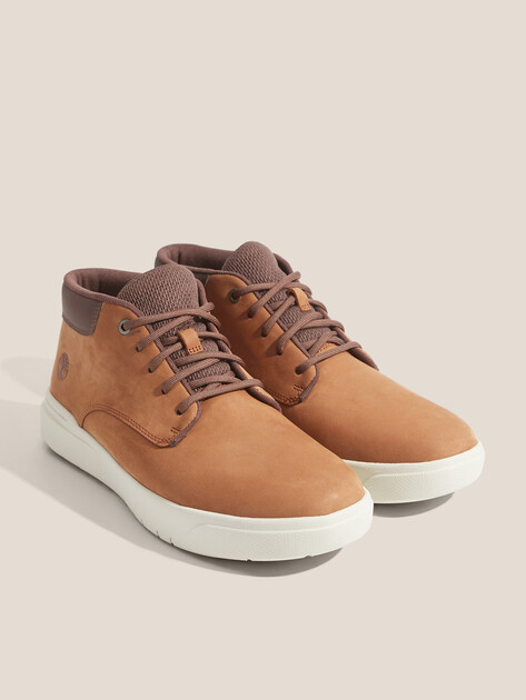 Мужские высокие кеды TIMBERLAND SENECA BAY, Артикул TB0A69M1, светло-коричневый | 4530840. Ракурс 2