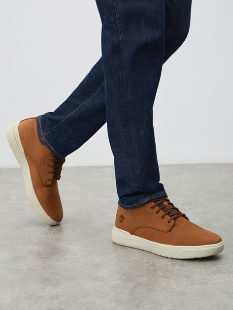 Мужские высокие кеды TIMBERLAND SENECA BAY, Артикул TB0A69M1, светло-коричневый | 4530840. Ракурс 6