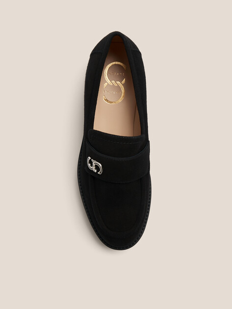 Женские лоферы CESARE CASADEI, Артикул 50613, черный | 4531938. Ракурс 4