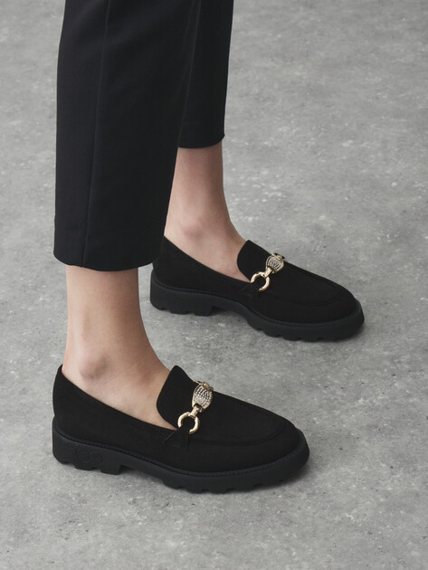 Женские лоферы CESARE CASADEI, Артикул 50628, черный | 4532138. Ракурс 6 Женские лоферы CESARE CASADEI, Артикул 50628, черный | 4532138. Ракурс 6