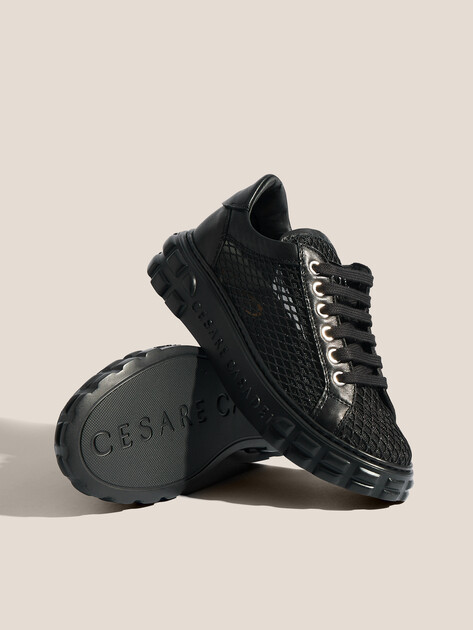 Женские кеды CESARE CASADEI, Артикул 50220, черный | 4532406. Ракурс 5