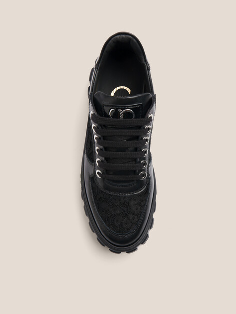 Женские кеды CESARE CASADEI, Артикул 50212, черный | 4532421. Ракурс 4