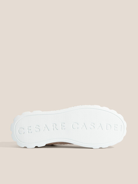Женские кеды CESARE CASADEI, Артикул 50212, бежевый | 4532449. Ракурс 3