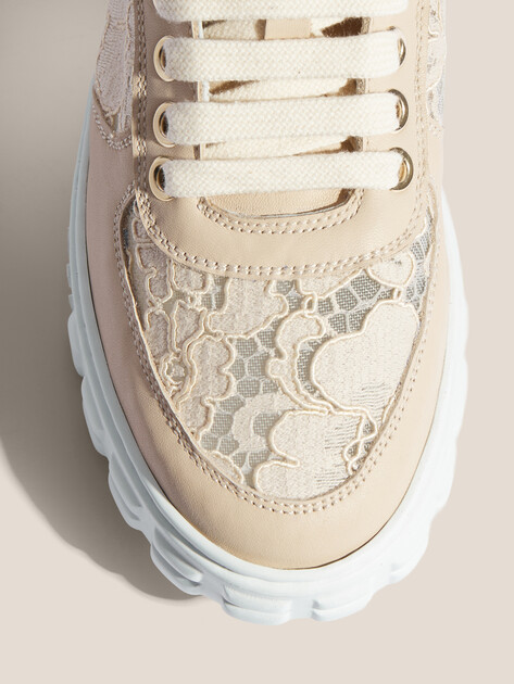 Женские кеды CESARE CASADEI, Артикул 50212, бежевый | 4532449. Ракурс 5