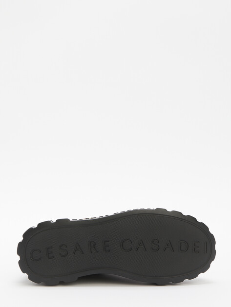 Женские кеды CESARE CASADEI, Артикул 50217, черный | 4532478. Ракурс 4