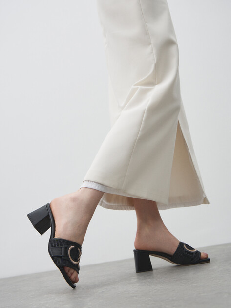 Мюли CESARE CASADEI, Артикул 50402, черный | 4532579. Ракурс 6