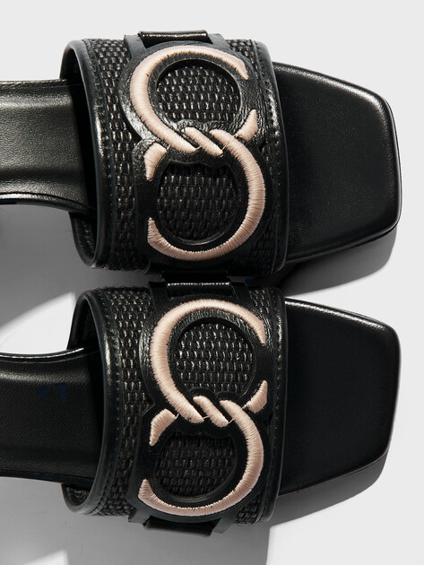 Мюли CESARE CASADEI, Артикул 50402, черный | 4532579. Ракурс 5