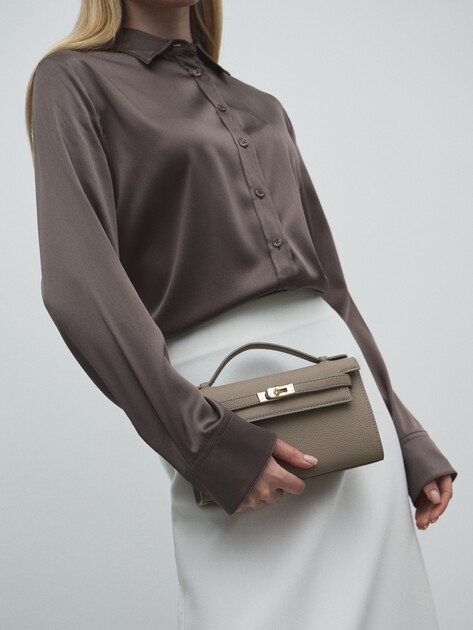 Женская сумка  TENDANCE, Артикул MRH24-505, серо-бежевый | 4533878. Ракурс 5