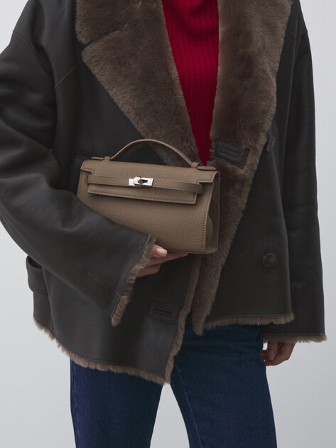 Женская сумка  TENDANCE, Артикул MRH24-505, серовато-коричневый | 4533884. Ракурс 5