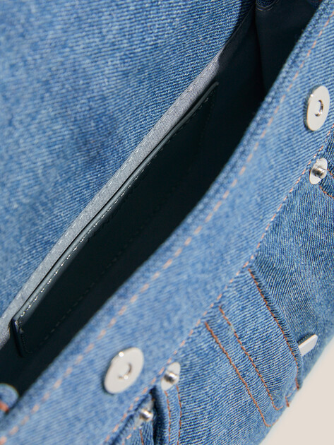 Женская сумка  TENDANCE, Артикул MRH24-614, серо-голубой | 4534037. Ракурс 4