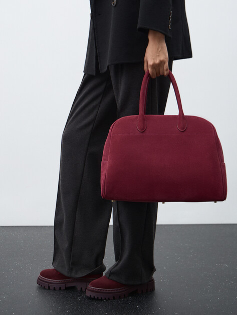 Женский тоут TENDANCE, Артикул MRH24-422, вишневый | 4534074. Ракурс 5 Женский тоут TENDANCE, Артикул MRH24-422, вишневый | 4534074. Ракурс 5