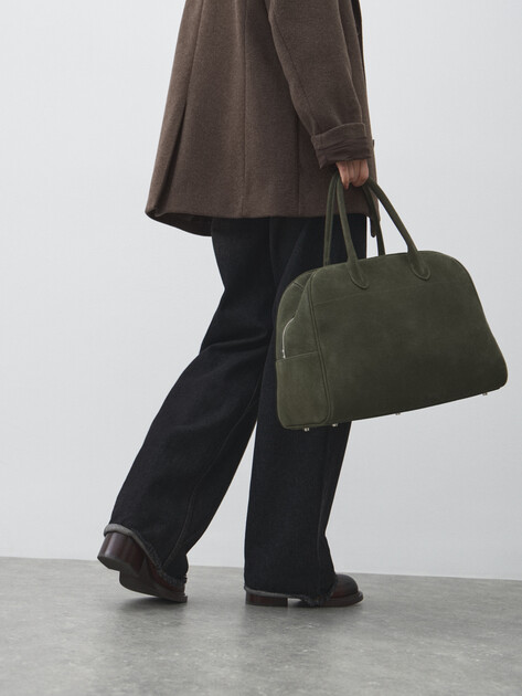 Женский тоут TENDANCE, Артикул MRH24-422, серовато-зеленый | 4534096. Ракурс 5