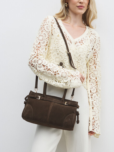 Женский тоут TENDANCE, Артикул MRH24-510NJ, зелено-коричневый | 4534137. Ракурс 5 Женский тоут TENDANCE, Артикул MRH24-510NJ, зелено-коричневый | 4534137. Ракурс 5