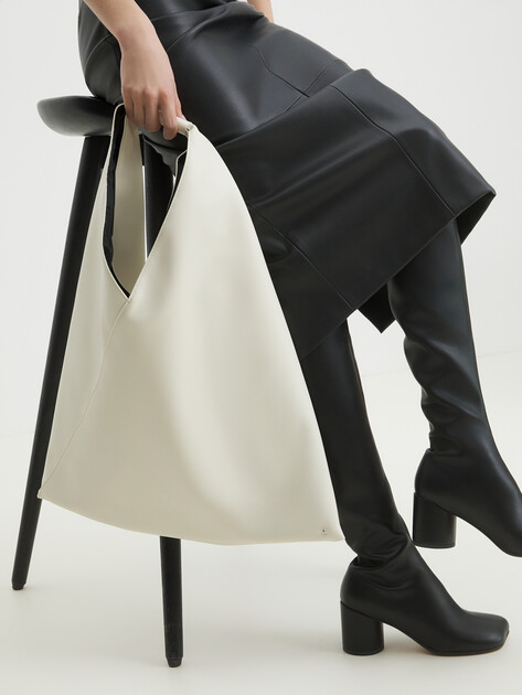 Женский шоппер TENDANCE, Артикул Z225, молочно-белый | 4534957. Ракурс 2