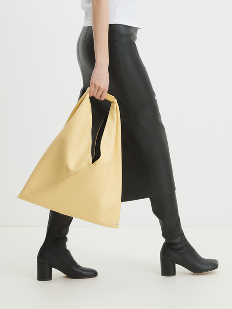 Женский шоппер TENDANCE, Артикул Z226, светло-желтый | 4534994. Ракурс 2