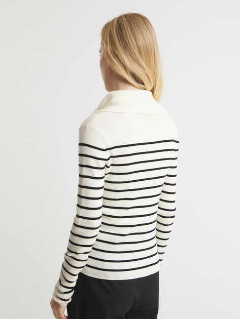 Женский кардиган MAISON DAVID, Артикул Z9107, молочно-белый | 4536995. Ракурс 4